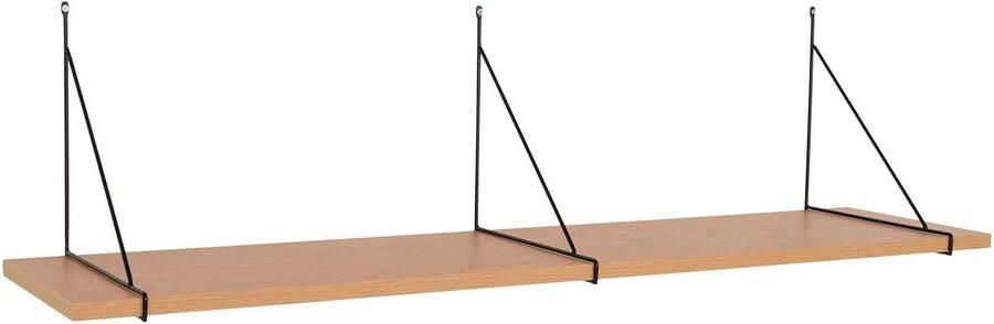 Wandplank – 120x29 cm Essenfineer & Zwart Staal Scandinavische design