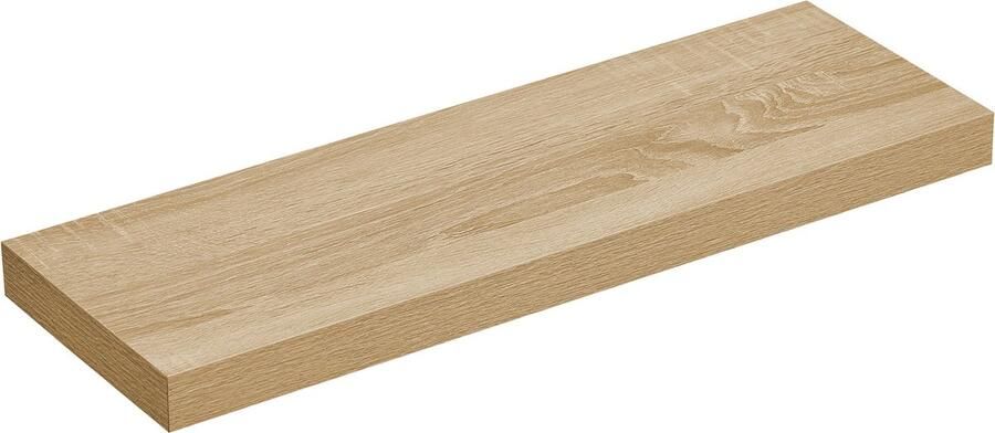 Wandplank 60 cm SONOMA IJzeren Beugel Praktisch en Decoratief Voor Boeken Planten en Decoraties Eiken Sonoma 60 x 20 x 3 8 cm Max. 15 kg