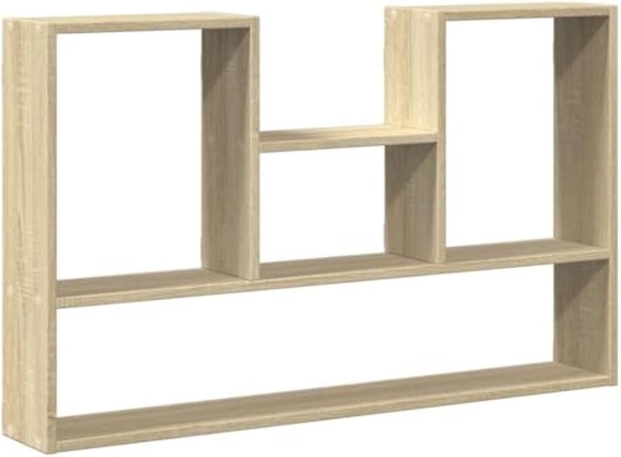 Wandplank 99x15x60 cm Hout Sonoma Eik Decoratieve Wandoplossing