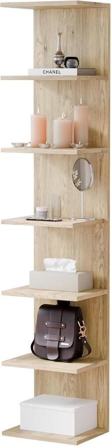 Wandplank boekenkast wandkast planken boekenkast opbergmapplanken voor slaapkamer woonkamer badkamer keuken kantoor 7 planken eiken