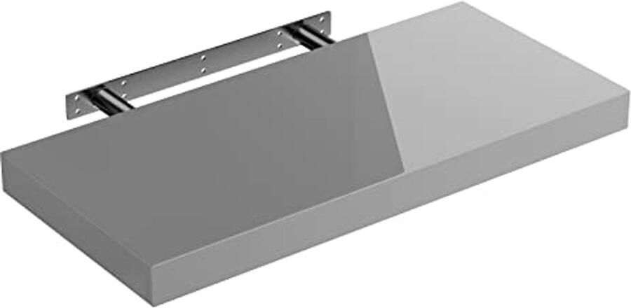 Wandplank Hout 50-110 cm Zwevend 15 kg Draagkracht voor Keuken Woonkamer Kantoor en Badkamer