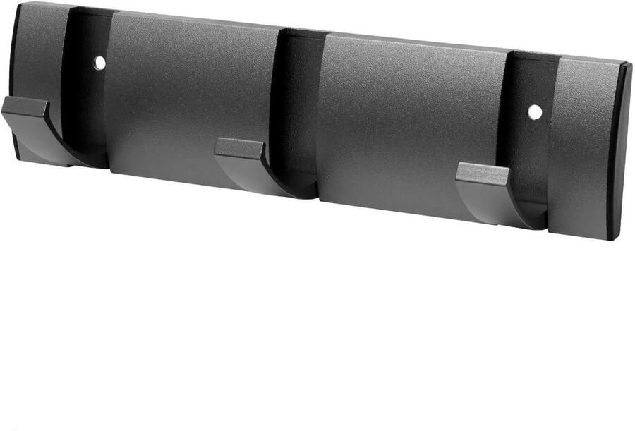 Wandplank Kapstok Wandkapstok Planken Wandgemonteerd opbergrek Met 3 opvouwbare metalen haken Verwijderbaar Robuust Eenvoudig te installeren Multifunctioneel opbergrek Geschikt voor badkamer Keuken en toilet