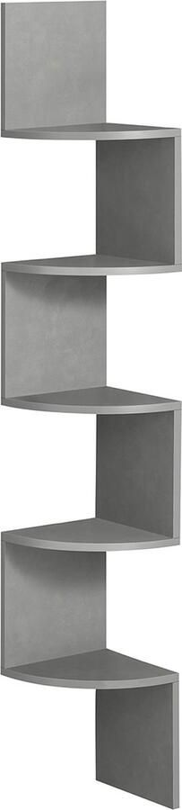 Woon Wereld Wandplank met 5 planken voor planten en cd's