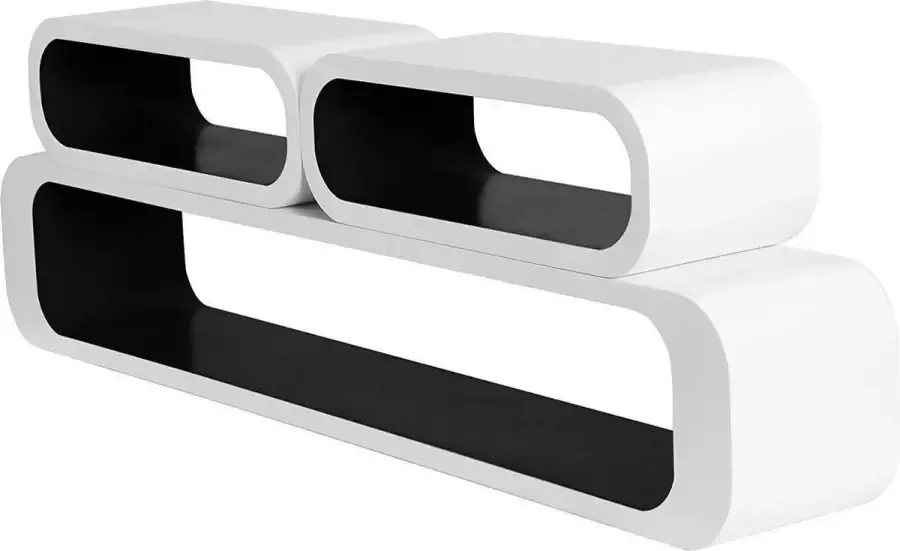 Wandplank Planken Voor Muur Plankendragers Muurdecoratie Woonkamer Boekenrek Boekenplank Muurplank Zwevend 3 stuks