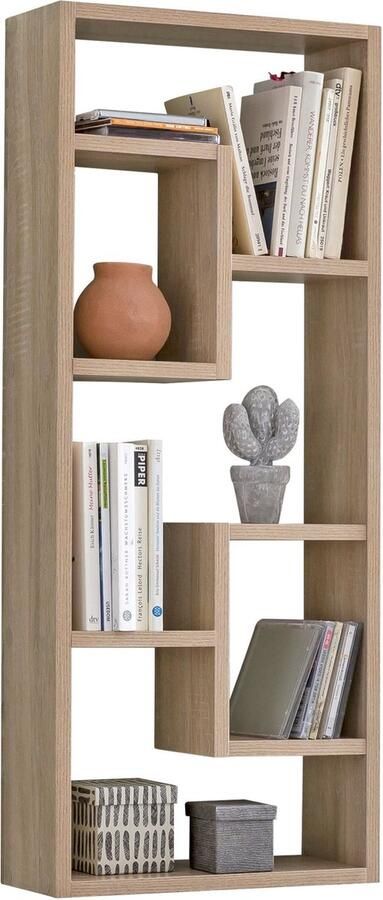 Wandplank Sonoma Modern Design Hangplank Zwevende Houten Wandplank Smalle Boekenplank Hoge Decoratieve Zwevende Plank 36x90x13 5cm