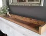 Wandplank stoer hout robuust 80 cm landelijk sober - Thumbnail 1