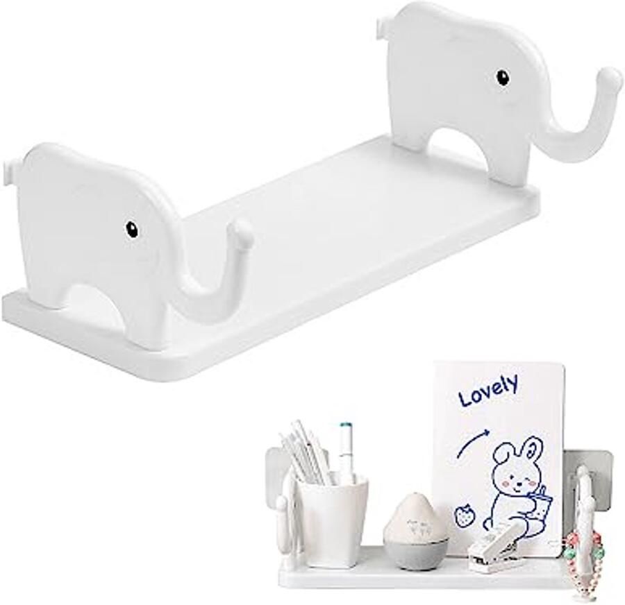 Wandplank zonder boren Minimalistische wandoplossing voor badkamer keuken en woonkamer