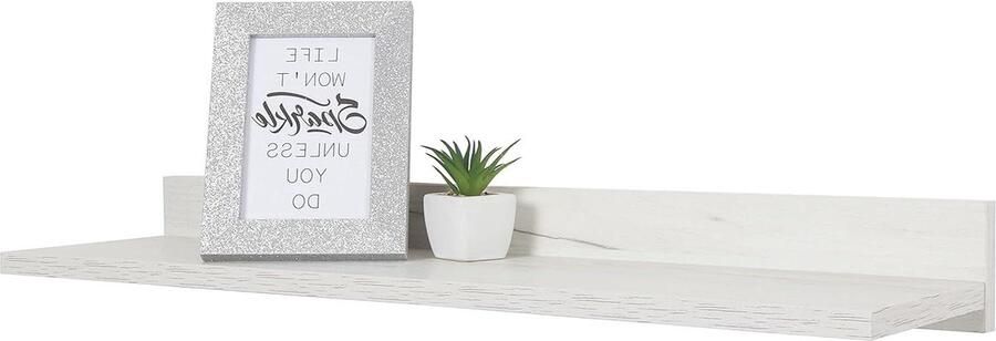 Wandplank Zwevend Eiken Licht 1 stuk 69 x 8 x 19 cm