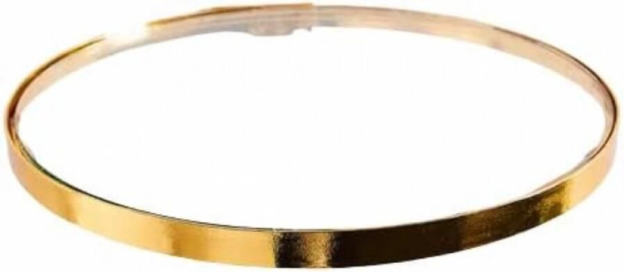 Wandplank zwevende Wandplank glazen en ijzer goud rond 19.9cm minimalistisch zwevend onzichtbaar voor plant ornament of boek