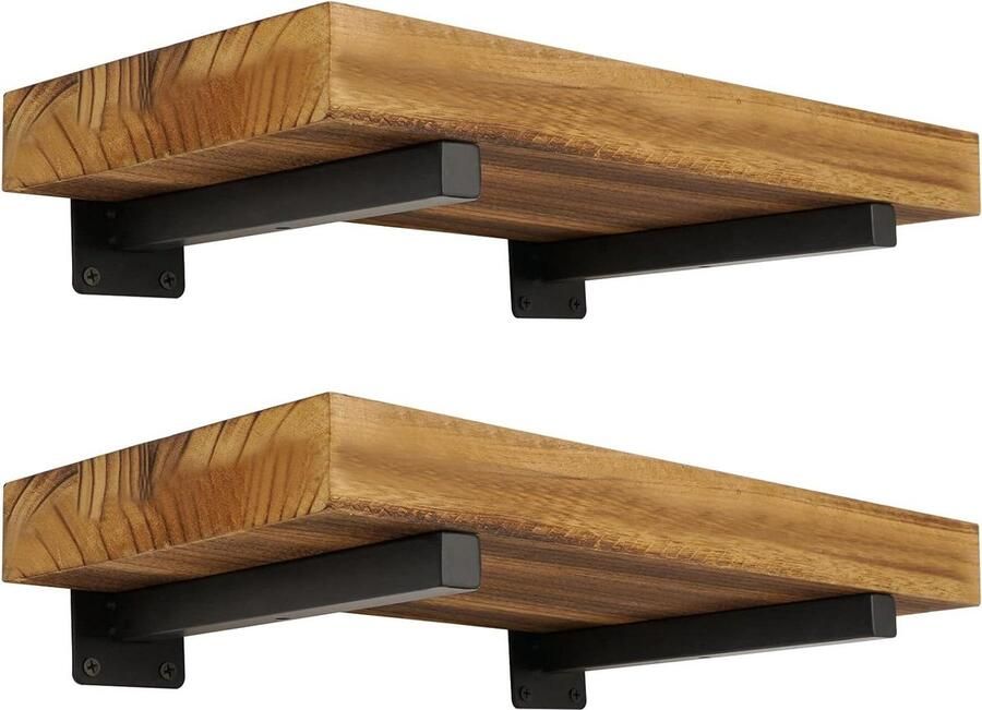 Wandplanken van hout wit voordeelset van 4 58 cm lengte wandrek voor fotolijsten en decoraties kinderkamer woonkamer werkkamer wandrek