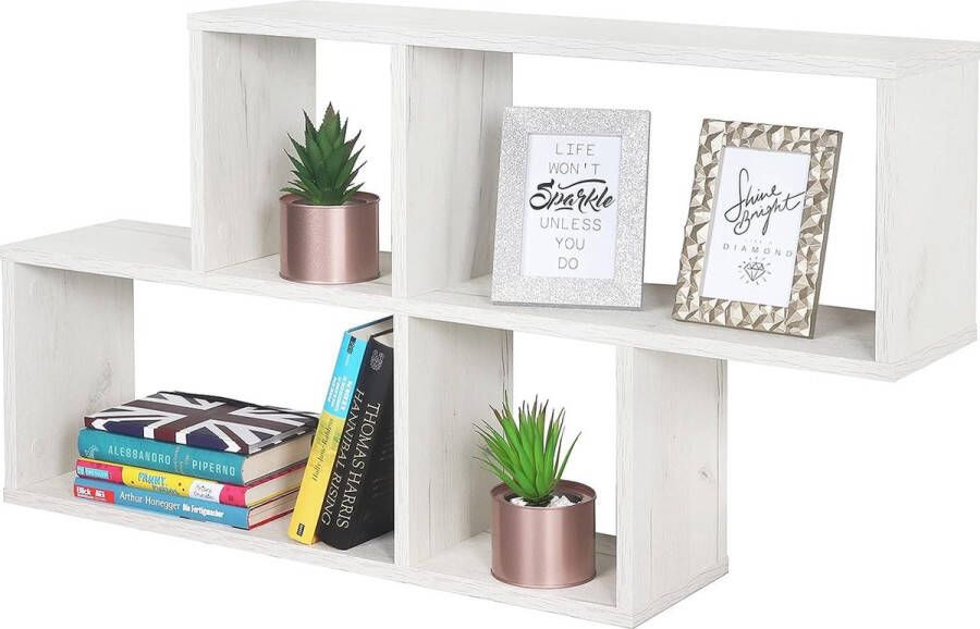 Wandgemonteerde zwevende planken metalen beugel wandplanken opslag display rack organizer boekenplanken voor slaapkamer badkamer keuken voordeelset van 3
