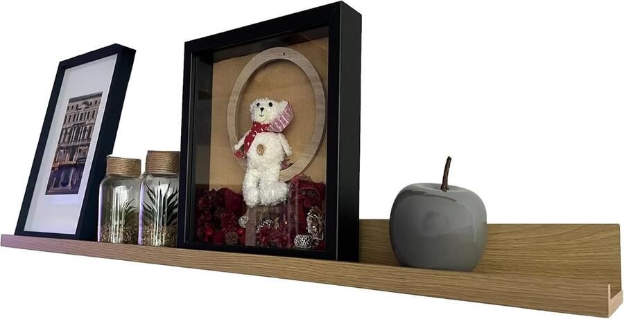 Wandrek 50 cm voor Fotolijsten en Decoraties – Zwevende Plank voor Woonkamer en Keuken