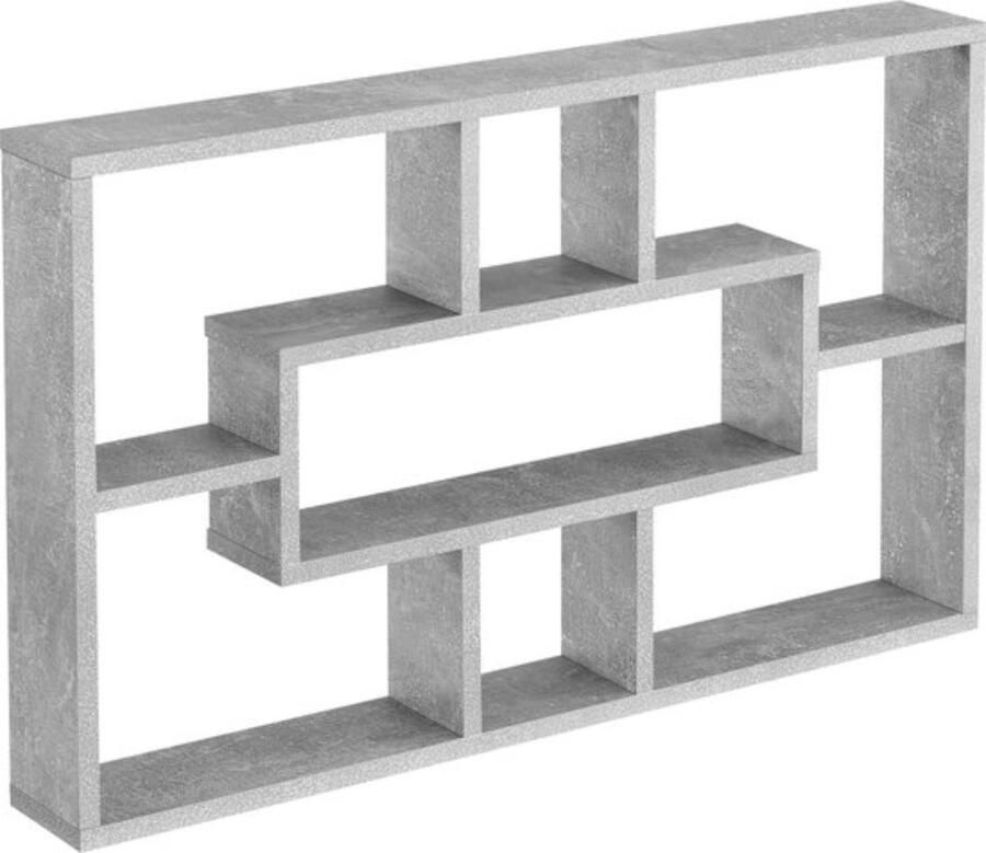 Wandrek 7 Compartimenten 77x10x48cm Multifunctionele Opslag