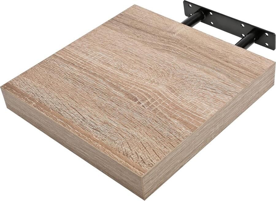 Wandrek antiek eiken decoratief 1 stuk 25 x 25 x 4 cm hout