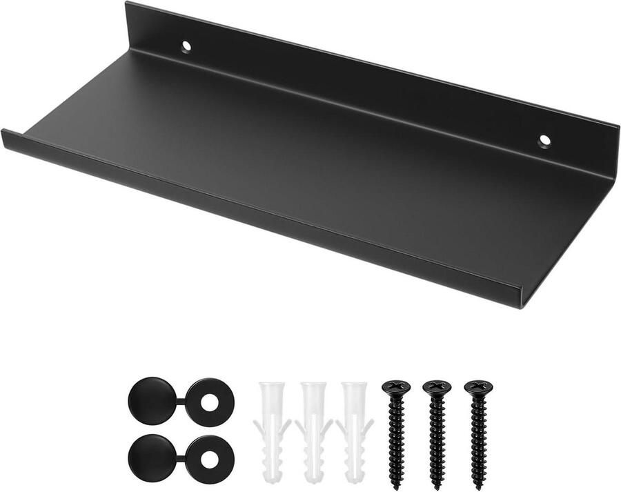 Wandrek Fotolijst Geschikt voor woonkamer badkamer keuken 1 stuk Zwart Hout