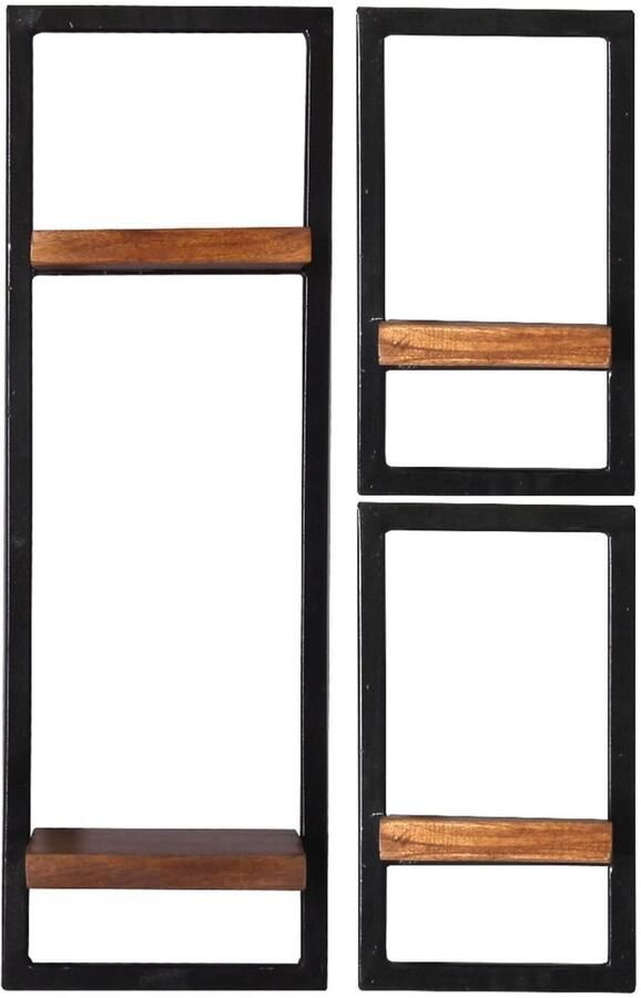 Wandrek Mali 50x75x25 cm Set van 3 Mali Mango Breedte 50 cm Hoogte 75 cm Diepte 25 cm