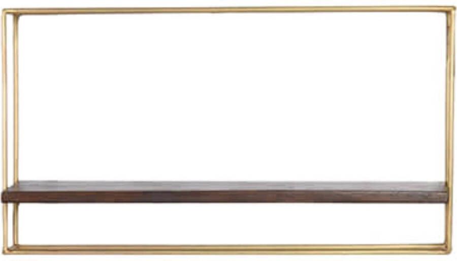 Wandrek mat goud wandrek houten plateau by Mooss Breed 65cm