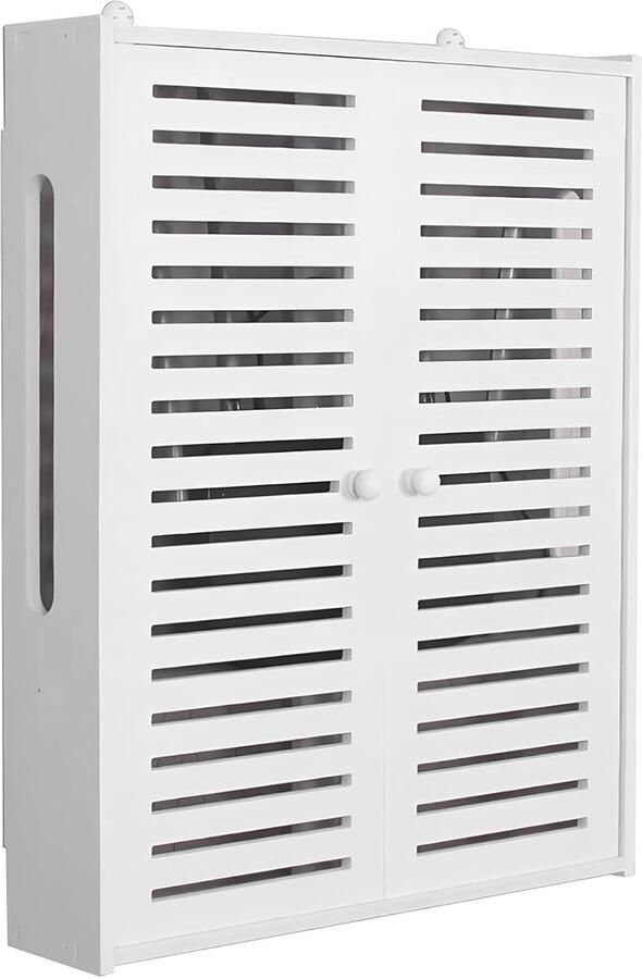 Wandrek met 2 niveaus elegante zwevende planken optimale opslagoplossing