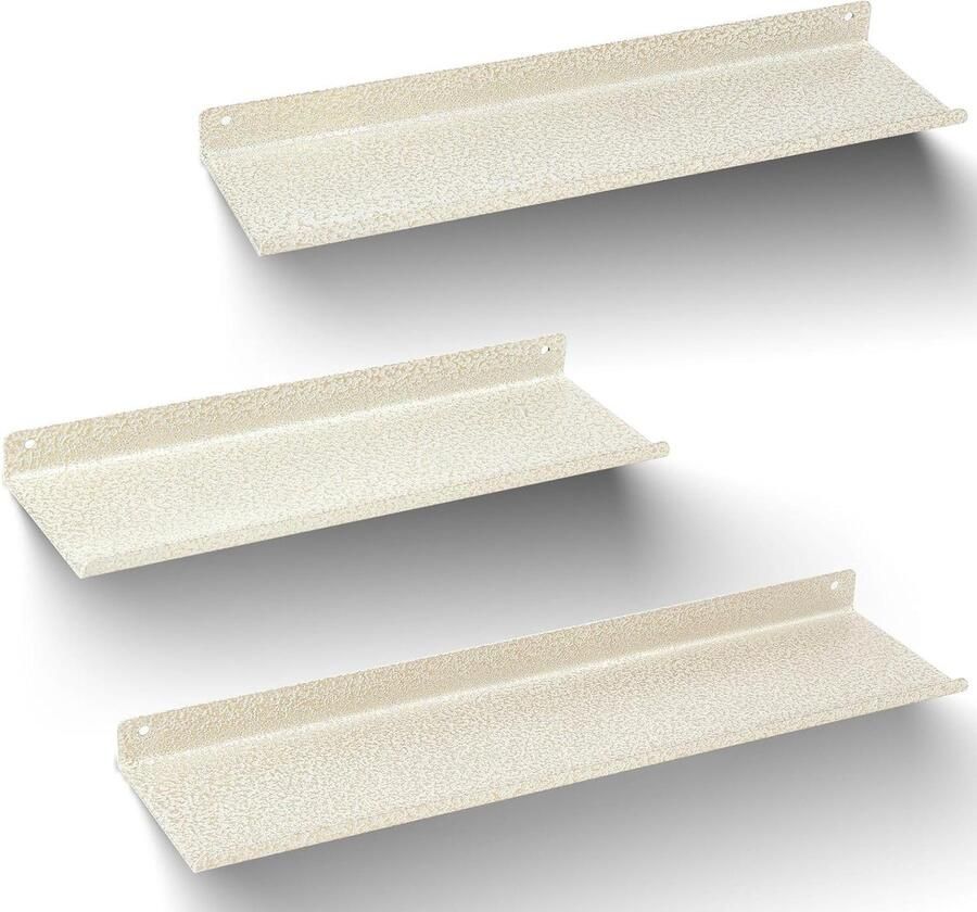 Wandrek Modern design Geschikt voor keuken badkamer en woonkamer 3-delige set Wit