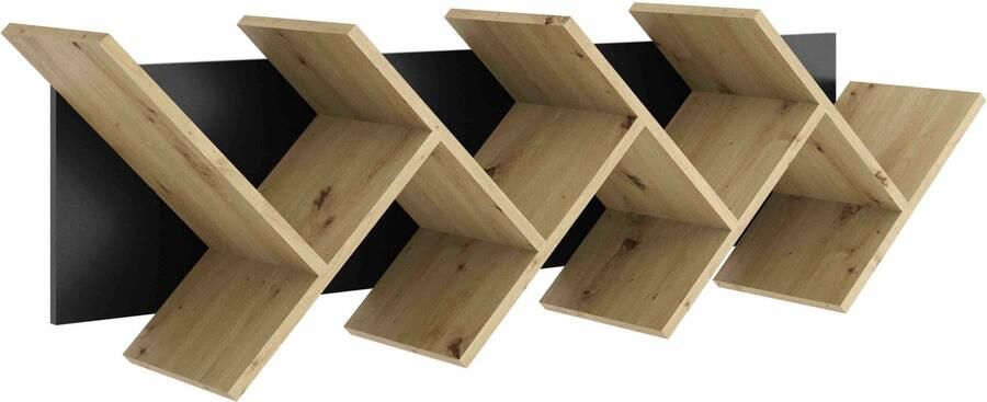 Wandrek Montana Artisan Eiken Matera Breedte 127.5 cm Hoogte 38.5 cm Diepte 25.5 cm - Foto 2