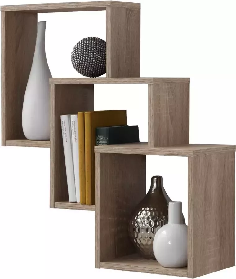 Wandrek Ohio Eiken Breedte 64 cm Hoogte 65.5 cm Diepte 19 cm