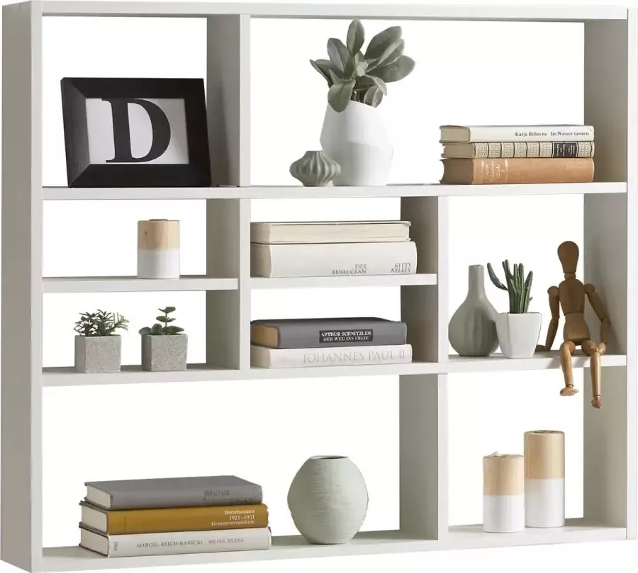 Wandrek Oregon Wit Breedte 90 cm Hoogte 78.5 cm Diepte 16 cm