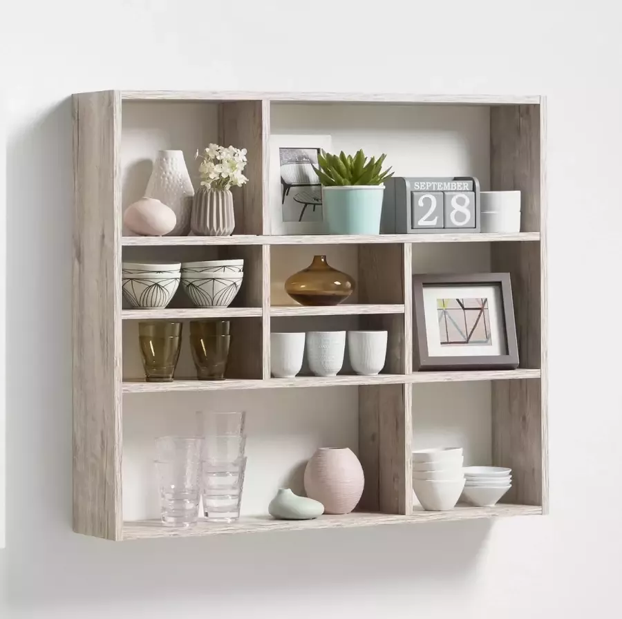 Wandrek Oregon Zandeiken Breedte 90 cm Hoogte 78.5 cm Diepte 16 cm