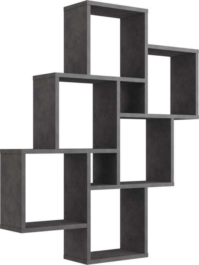 Wandrek Phoebe Antraciet Breedte 81.2 cm Hoogte 94.3 cm Diepte 15.7 cm