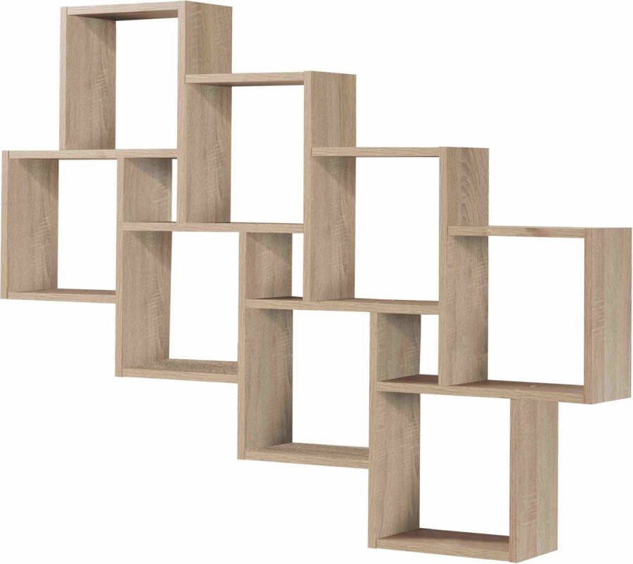 Wandrek Phoebe Eiken Breedte 94.5 cm Hoogte 120.8 cm Diepte 15.7 cm