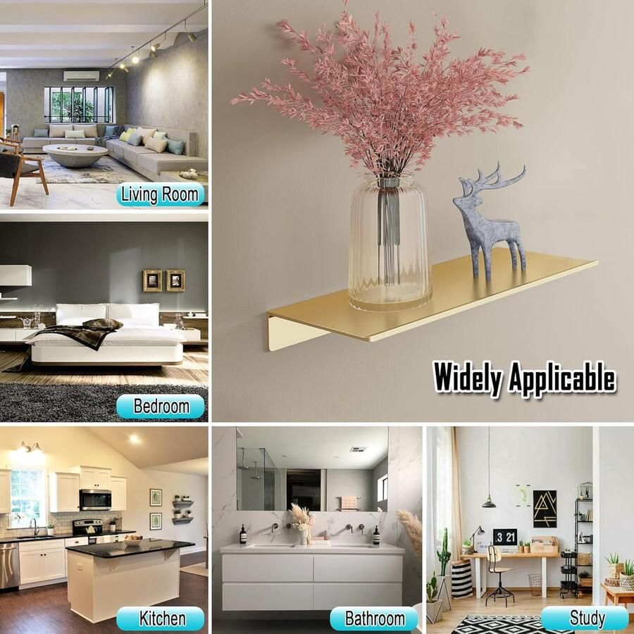 Wandrek- plank voor muren-lengte 30 cm