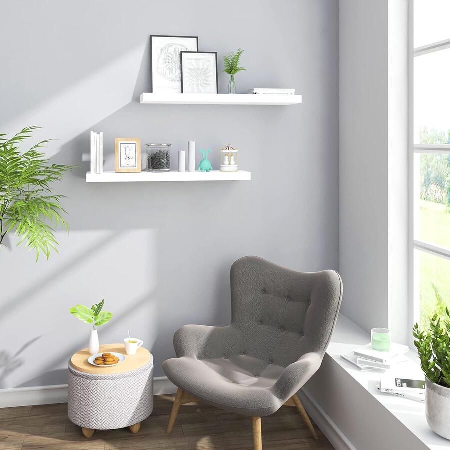 Wandrek- plank voor muren-Wall Shelves Made of MDF Wood-c