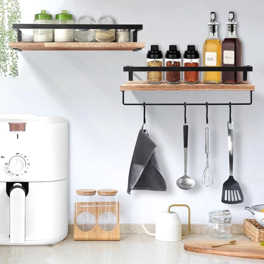 Wandrek- plank voor muren-Wall Storage Hanging Shelf-c