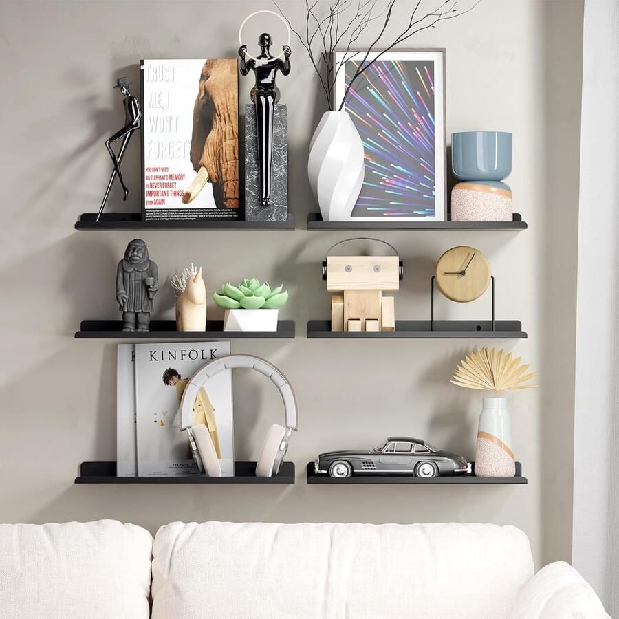 Wandrek- plank voor muren-Zwevende Boekenplank