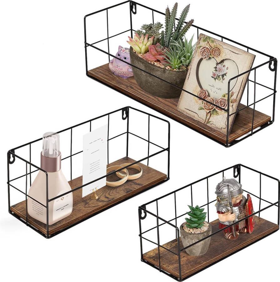 Wandbox Wandrek planken kruidenrek moderne wanddecoratie boekenkast - Foto 6