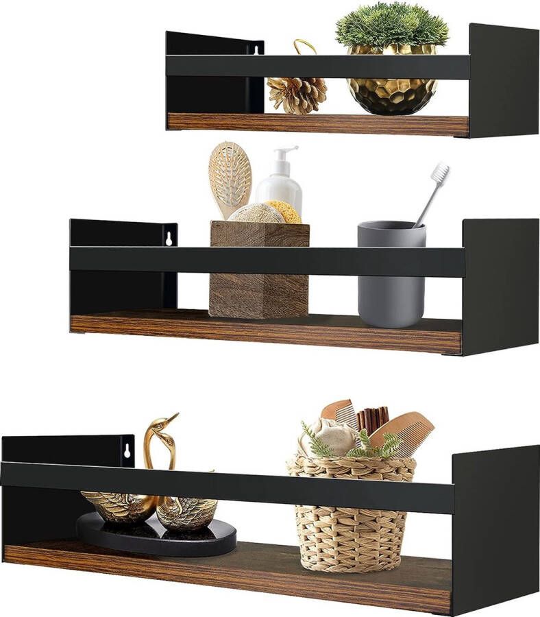 Wandrek planken kruidenrek moderne wanddecoratie boekenkast