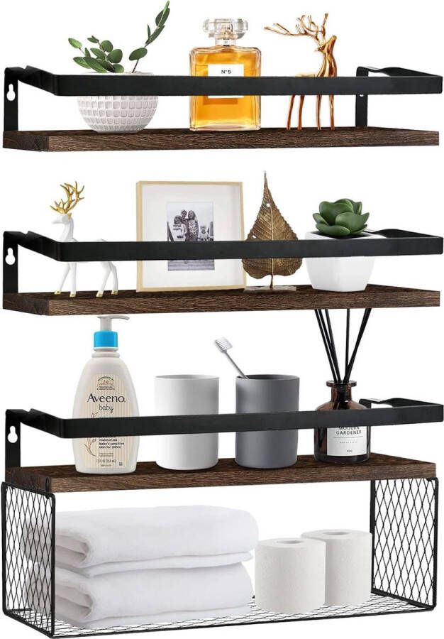 Wandbox Wandrek planken kruidenrek moderne wanddecoratie boekenkast - Foto 19