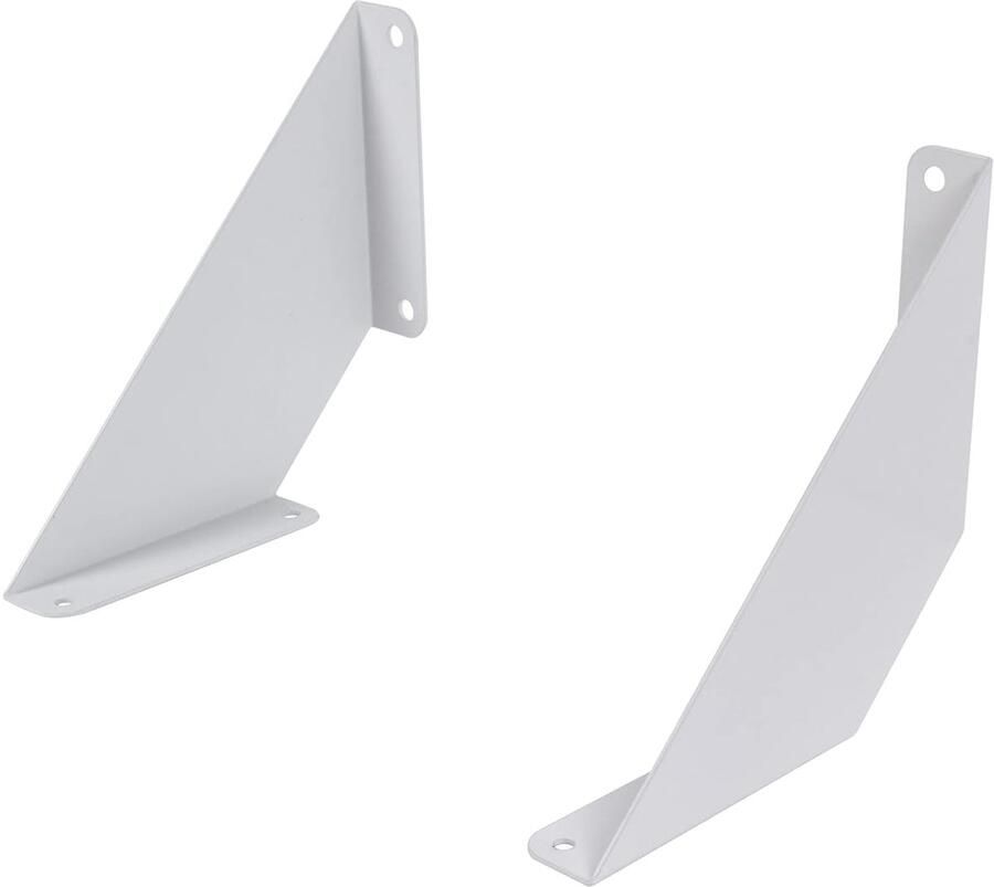 Wandrek Plankhouder Wit 2 Stuks Ijzer 20 cm