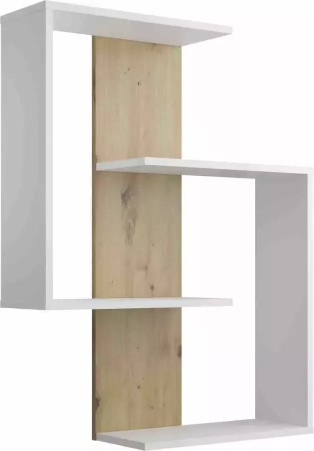 Wandrek Venus Wit Artisan Eiken Breedte 44.5 cm Hoogte 77 cm Diepte 44.5 cm
