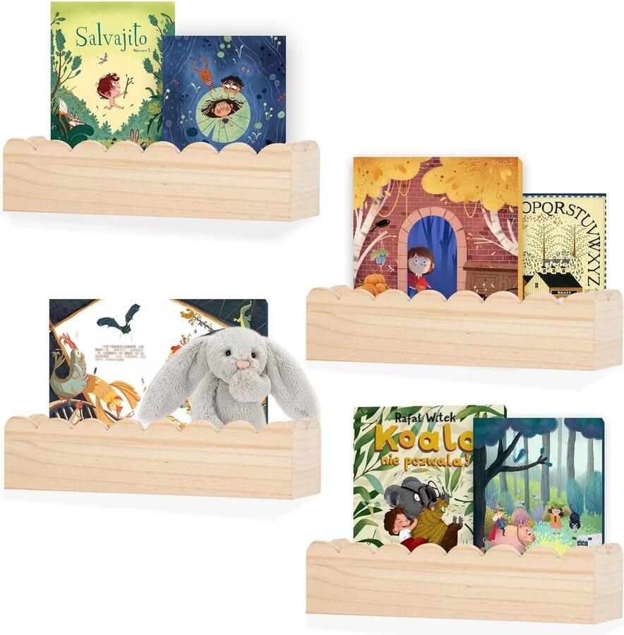 Wandrek voor Kinderen Opgeruimd en Decoratief 1 stuk Massief Grenenhout