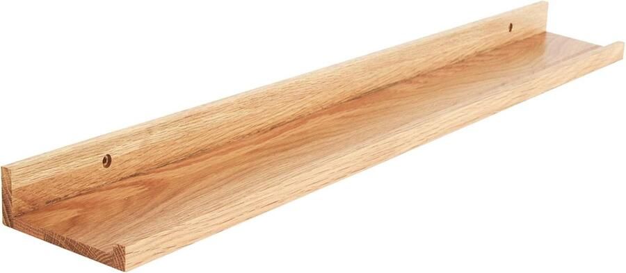 Wandrek in U-vorm 30 45 60 90 cm zwevend rek vintage stijl hangrek kantoorrek voor decoraties woonkamer slaapkamer en kantoor houtkleur