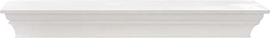 Wandrek wit van hout 91 cm voor muurlijst en fotolijst