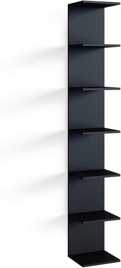 Wandrek Zwart 30 x 190 cm voor Woonkamer