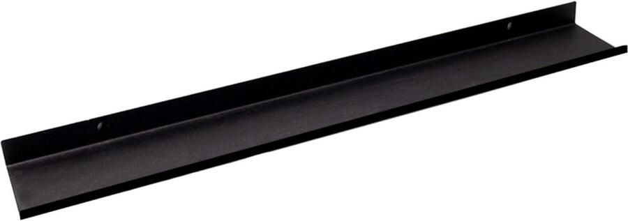 Wandrek zwart 70 cm metalen wandrek multifunctioneel 1 stuk zwart 70 cm