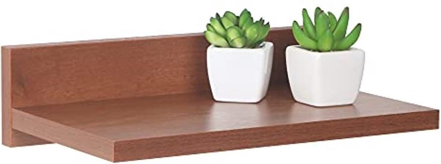 Wandrek Zwevend 30 x 8 x 19 cm Rustiek Eiken Donkerbruin