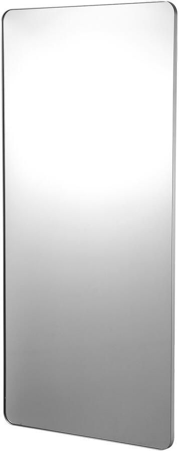 Wandspiegel 0 15 Inch Dik 32 X 72 Inch Met Aluminiumlegering Frame en Explosieveilige Folie Krasbestendig Z-Vormige Beugel voor Badkamer Nachtkastje Woonkamer