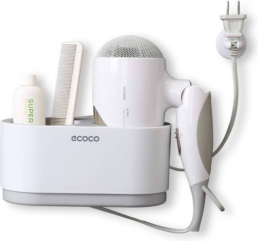 Ecoco Wandplank zwevende plank van massief hout met originele houtnerf 3 planken voor wanden met verschillende breedtes 42 36 29cm voor keuken badkamer slaapkamer woonkamer enz. grijs