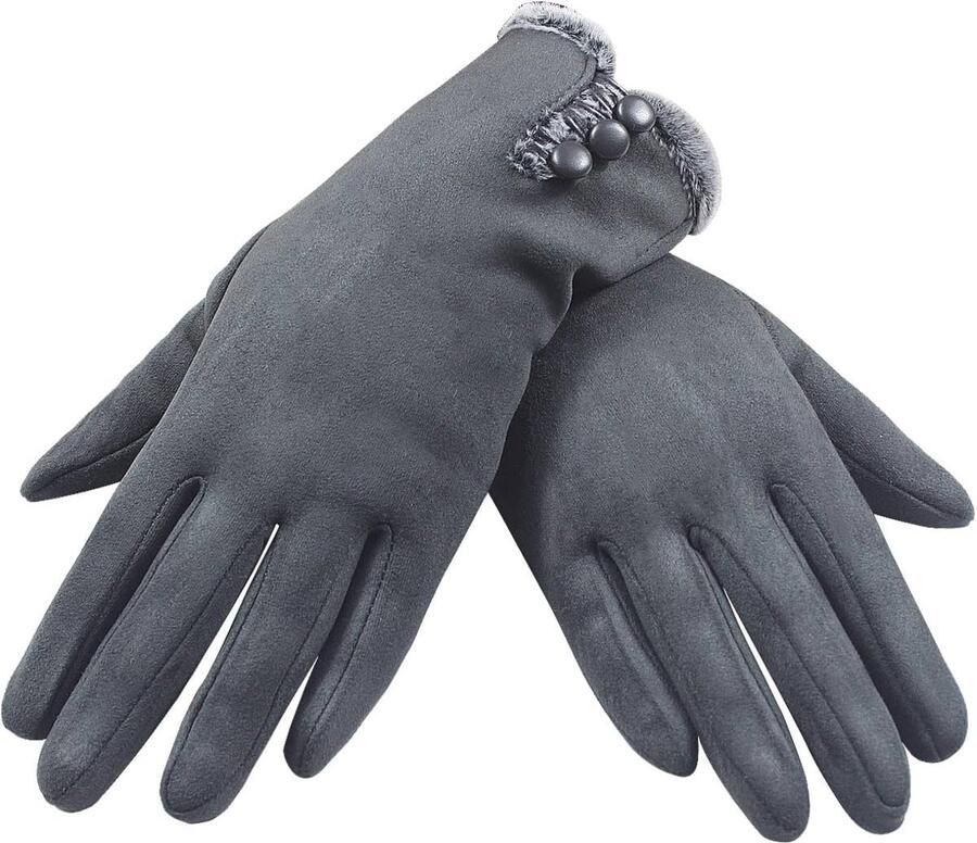 Warm gevoerde winterhandschoenen voor dames Geschikt voor aanraakschermen ideaal voor buitenactiviteiten