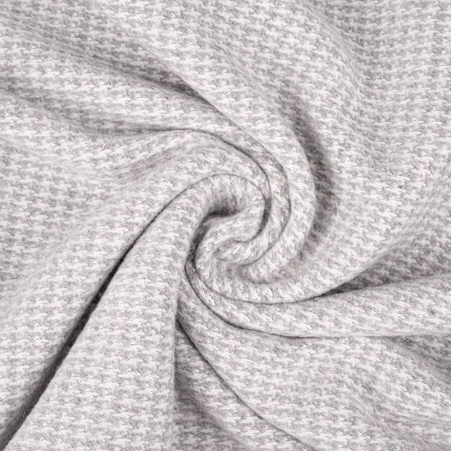 Merkloos Warme deken wollen deken kleurrijke woondeken knuffeldeken Merino wollen deken grijs (145 x 200 cm) bankdeken plaid bank scheerwollen deken