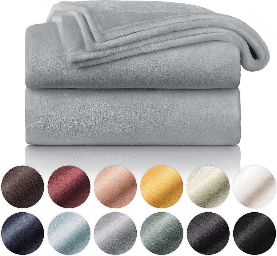 Warme Fleece Deken 150x200 cm Zachte en Dikke Deken voor Bedden Banken en Stoelen 300 GSM Multifunctionele Deken voor Elk Seizoen