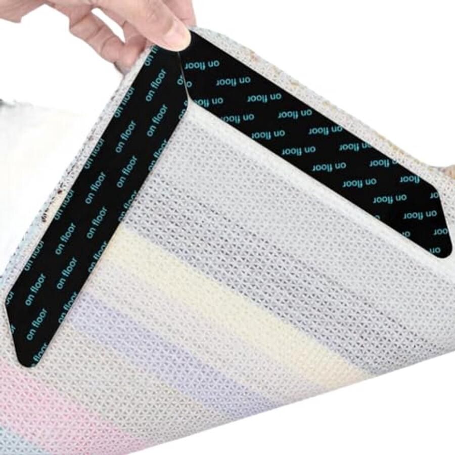 Wasbare Antislip Vloerkleed Stickers Parallellogramvormige Tapijt Antislipmatten (12 Stuks)